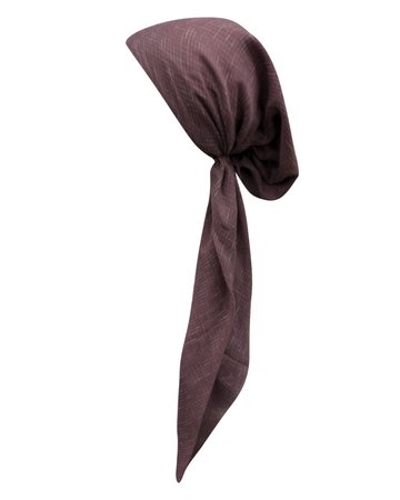 Revaz HS410M Mauve Heathered Lines Adjustable Pre-Tied Bandanna with Velvet Grip myselflingerie.com